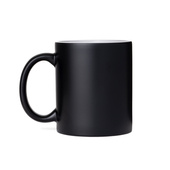 Kubek czarny ceramiczny do graweru CKCZA-08 - czysty