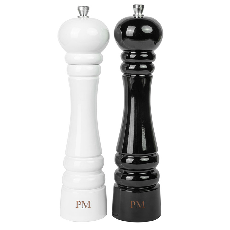 Młynek do soli i pieprzu 24 cm - GRAWER INICJAŁÓW personalizowany prezent