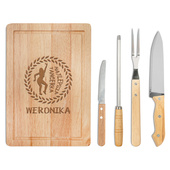 Zestaw do grilla z grawerowaną deską PREZENT DLA TANCERKI