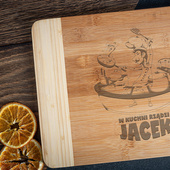 Deska bambusowa do krojenia z TWOIM GRAWEREM oryginalny prezent na PARAPETÓWKĘ