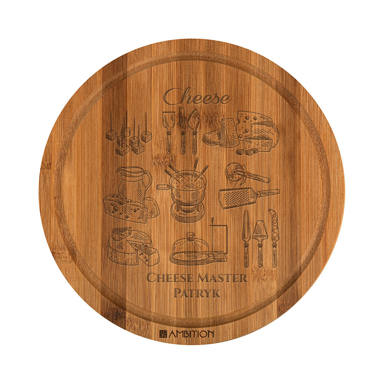 Deska do SERWOWANIA SERÓW na prezent CHEESE MASTER