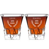 2 Szklanki do whisky Super Babcia i Super Dziadek w tubie PREZENT Z GRAWEREM