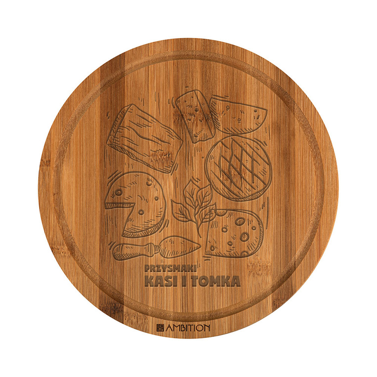 Deska do krojenia PRZYSMAKI KASI I TOMKA prezent z okazji wizyty