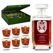 Prezent dla lotnika z okazji przejścia na EMERYTURĘ - zestaw do whisky