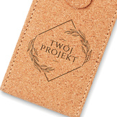 GRAWEROWANY zestaw do manicure w korkowym etui z TWOIM PROJEKTEM