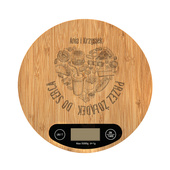 Waga kuchenna z grawerem na prezent DLA ZAKOCHANYCH AMATORÓW KUCHNI