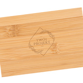 Zestaw do manicure w bambusowym etui GRAWER TWOJEGO PROJEKTU