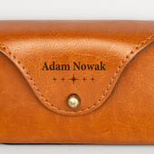 Etui skórzane na prezent TWÓJ GRAWER IMIENIA I NAZWISKA