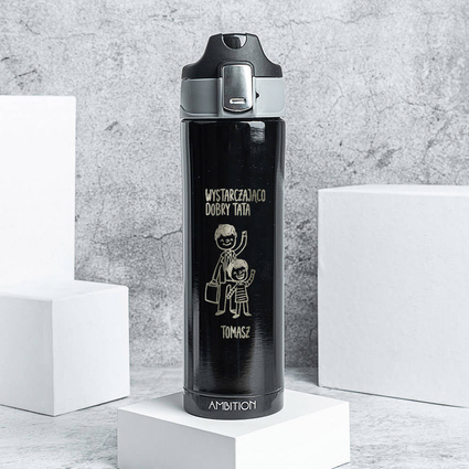 PREZENT DLA TATY kubek termiczny z TWOIM GRAWEREM