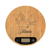 Waga kuchenna z grawerem DLA DZIADKA Z HUMOREM prezent na urodziny