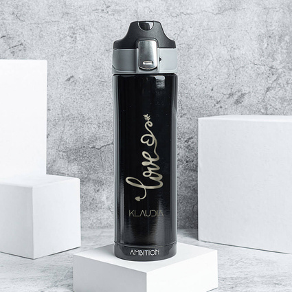 Kubek termiczny z grawerem LOVE i imieniem na prezent ŻONY DZIEWCZYNY