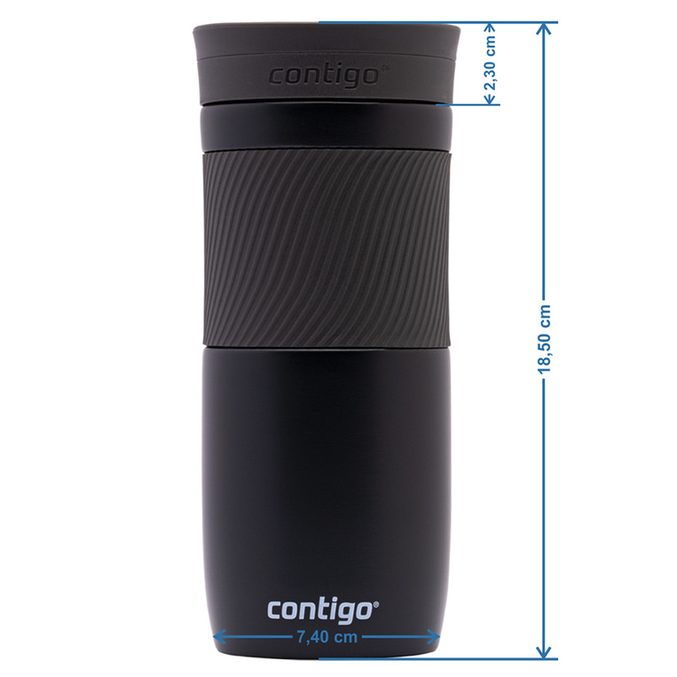 Kubek Contigo Byron na prezent – bordowy GRAWER MONOGRAMU