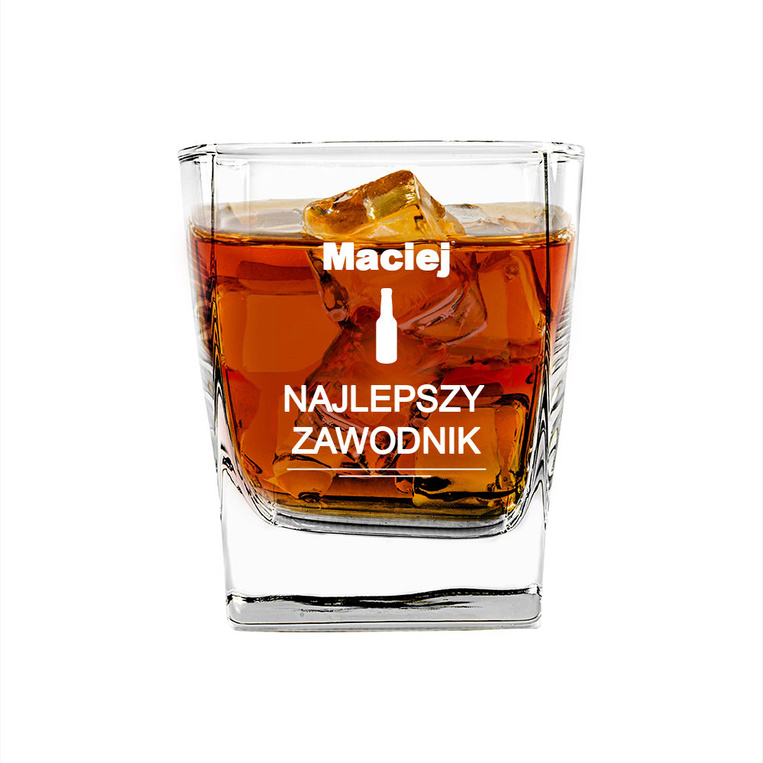 Szklanka do whisky z grawerem dla SMAKOSZA na prezent