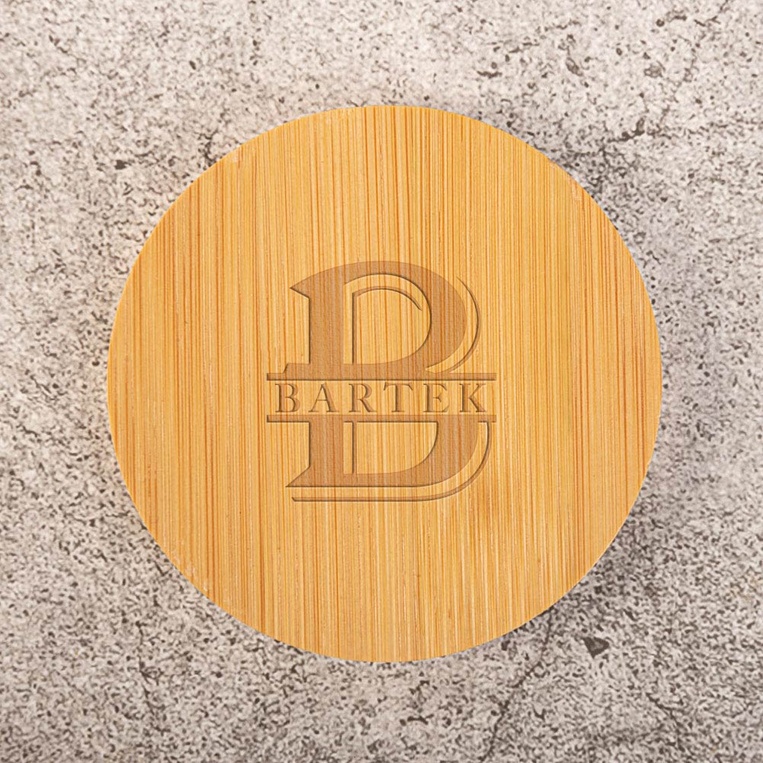 Personalizowany otwieracz bambusowy do piwa GRAWER INICAŁU I IMIENIA