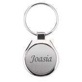 Grawerowany brelok na prezent – imię, inicjały, nr telefonu