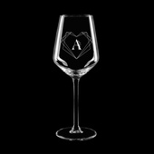 Kieliszek do wina białego z MONOGRAMEM