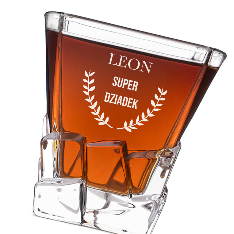 2 Szklanki do whisky Super Babcia i Super Dziadek w tubie PREZENT Z GRAWEREM