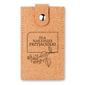 Zestaw do manicure w korkowym etui GRAWEROWANY PREZENT DLA PRZYJACIÓŁKI