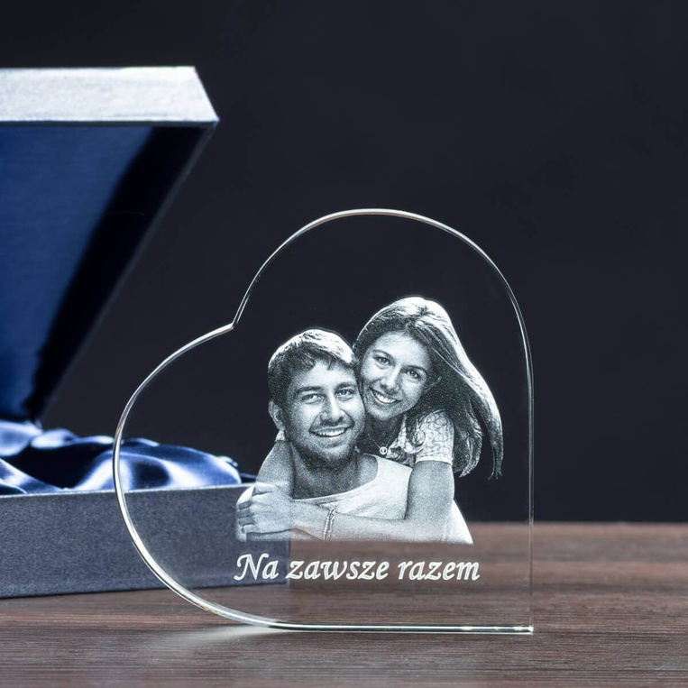 Personalizowana fotolampka 2D 110x110x20 mm ze zdjęciem | Statuetka LED