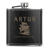 Piersiówka DLA ŻEGLARZA, MARYNARZA z peronalizowanym grawerem