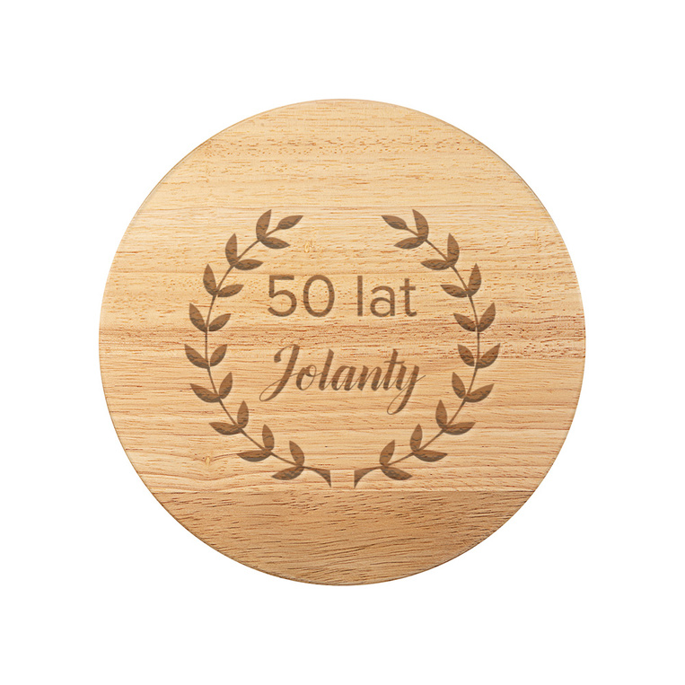 Deska do serów z nożami na prezent DLA NIEJ z okazji 50 URODZIN