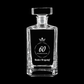 Karafka do whisky i nalewki Z OKAZJI 60 ROCZNICY