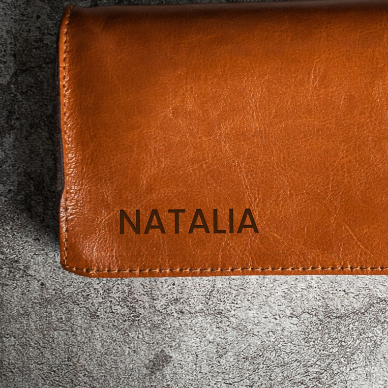 Personalizowane skórzane etui do zestawu noży szefa TWÓJ GRAWER