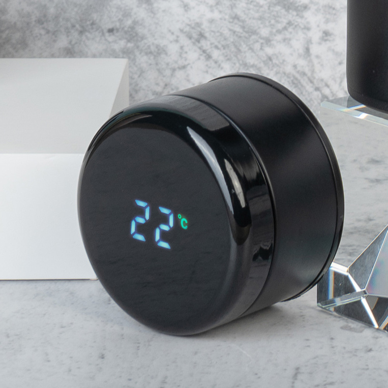 Butelka termiczna z termometrem - Prezent firmowy z grawerem