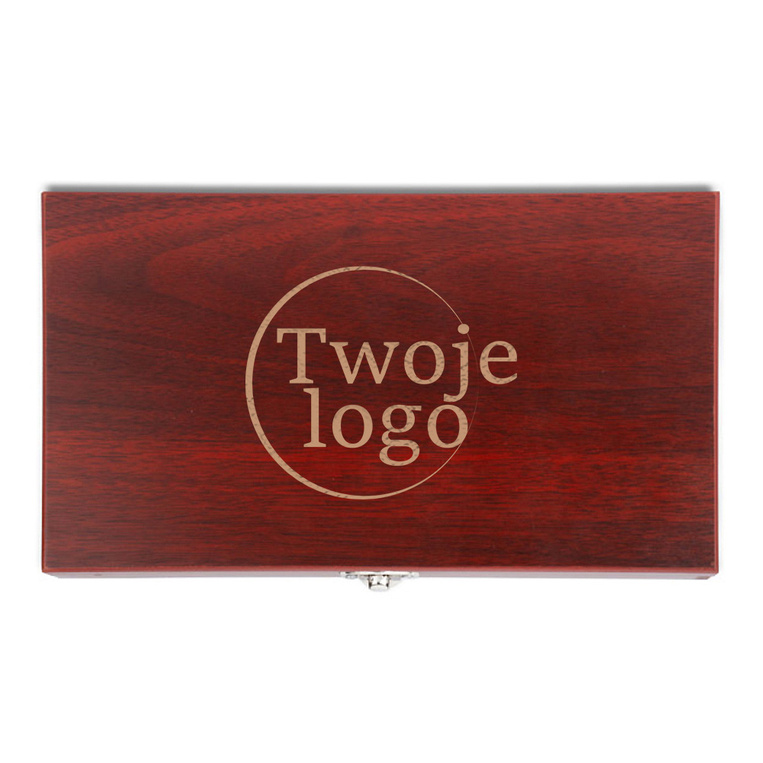 ZESTAW DO WINA z wygrawerowanym logiem firmowym