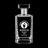 Karafka DLA PODRÓŻNIKA z grawerem IMION