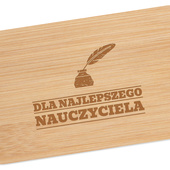 Lunch box biały DLA NAUCZYCIELA z twoją personalizacja