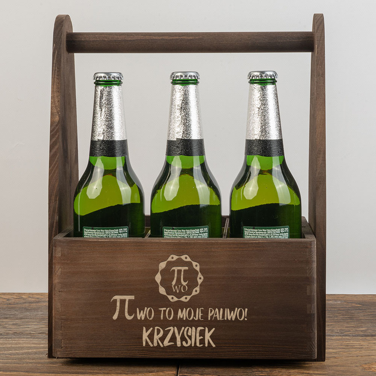 Nosidło na piwo z grawerem PIWO TO MOJE PALIWO + IMIĘ