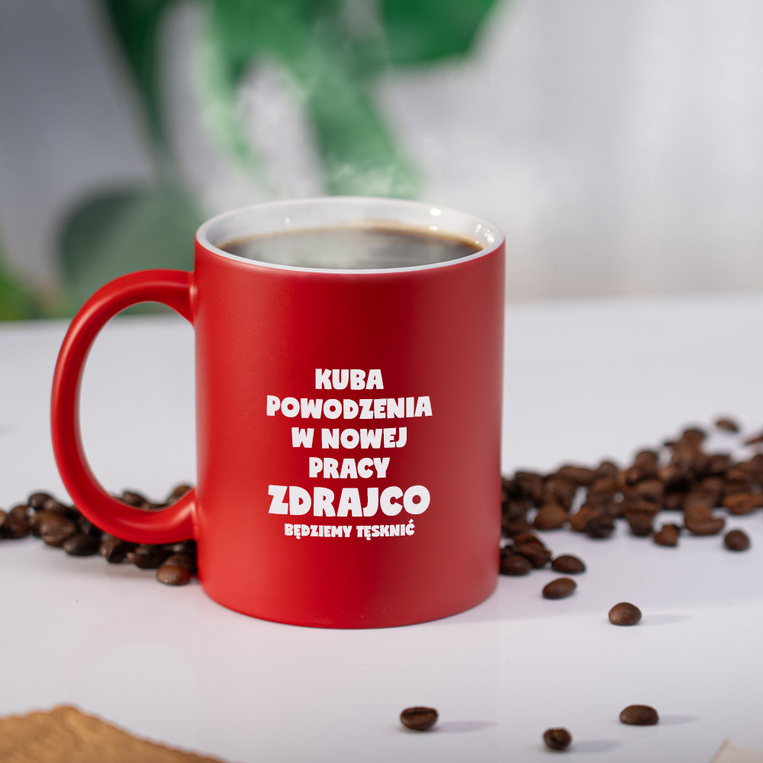 Personalizowany kubek z grawerem NA POŻEGNANIE KOLEGI Z PRACY – z humorem