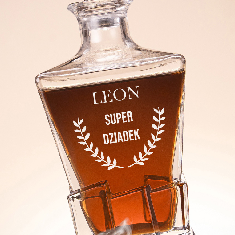 Personalizowany Zestaw do whisky DLA DZIADKA – prezent na DZIEŃ DZIADKA