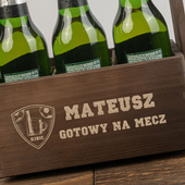 Nosidło na piwo DLA KIBICA z grawerem IMIĘ + GOTOWY NA MECZ
