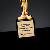 Statuetka Oscar DLA PRACOWNIKA EMERYTA – wyróżnienie za lata pracy