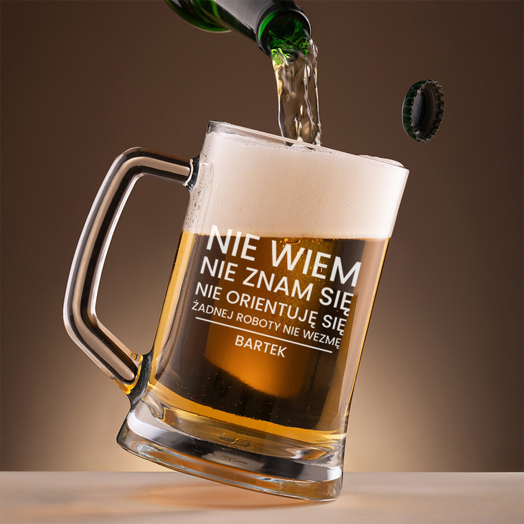 Kufel z żartobliwym grawerem – PREZENT Z HUMOREM dla bliskiej osoby