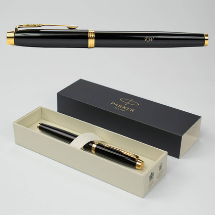 Pióro wieczne Parker złote ozdobniki - GRAWER INICJAŁÓW