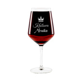 Kieliszek do wina czerwonego z GRAWEREM DLA KRÓLOWEJ