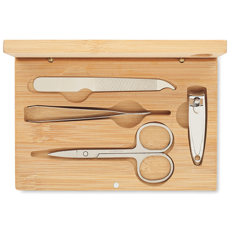 Zestaw do manicure w etui z grawerem NAJLEPSZA KUMPELA NA ŚWIECIE