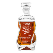 Karafka łamana na prezent z miłości TWÓJ GRAWER 