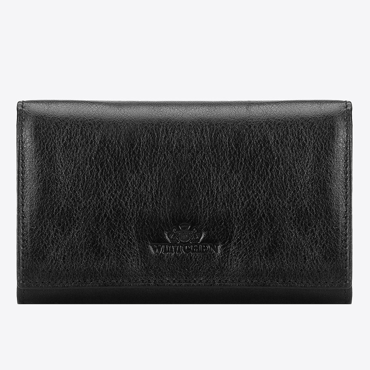 Elegancka skórzana portmonetka damska Wittchena PERSONALIZOWANE INICJAŁY