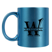 Kubek ceramiczny niebieski na prezent NA IMIENINY