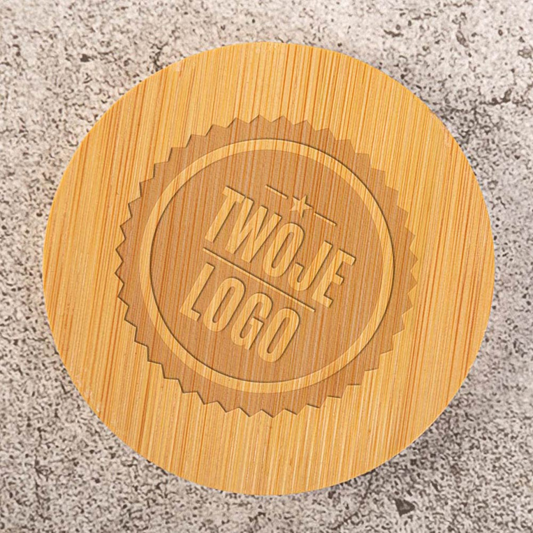 Otwieracz bambusowy GRAWEROWANE LOGO gadżet firmowy