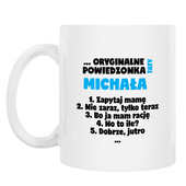 PERSONALIZOWANY KUBEK z nadrukiem ORYGINALNE POWIEDZONKA TATY