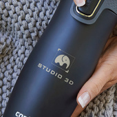 Grawerowany granatowy kubek termiczny Contigo West Loop – upominek firmowy