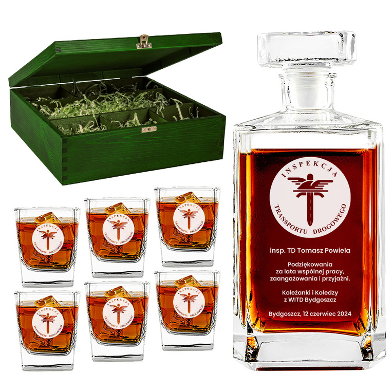 PREZENT DLA INSPEKTORA TRANSPORTU DROGOWEG z okazji odejścia na emeryturę