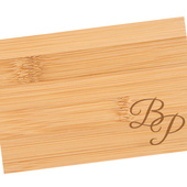 PERSONALIZOWANY zestaw do manicure w bambusowym etui GRAWEROWANE INICJAŁY