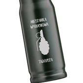 Personalizowany termos pocisk z grawerem - WYBUCHOWY PREZENT DLA FACETA