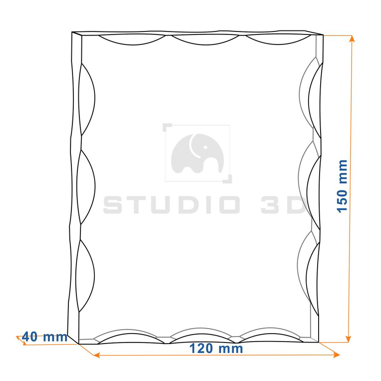 Statuetka 3D z Twoim zdjęciem – fotokryształ LED na rocznicę ślubu